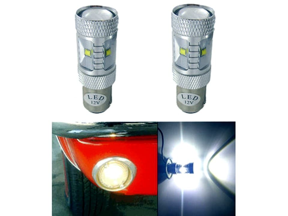 MP-1157-BLT-XP-WHITE XP Billet Ultra-Bright WHITE Pair LED Lamps