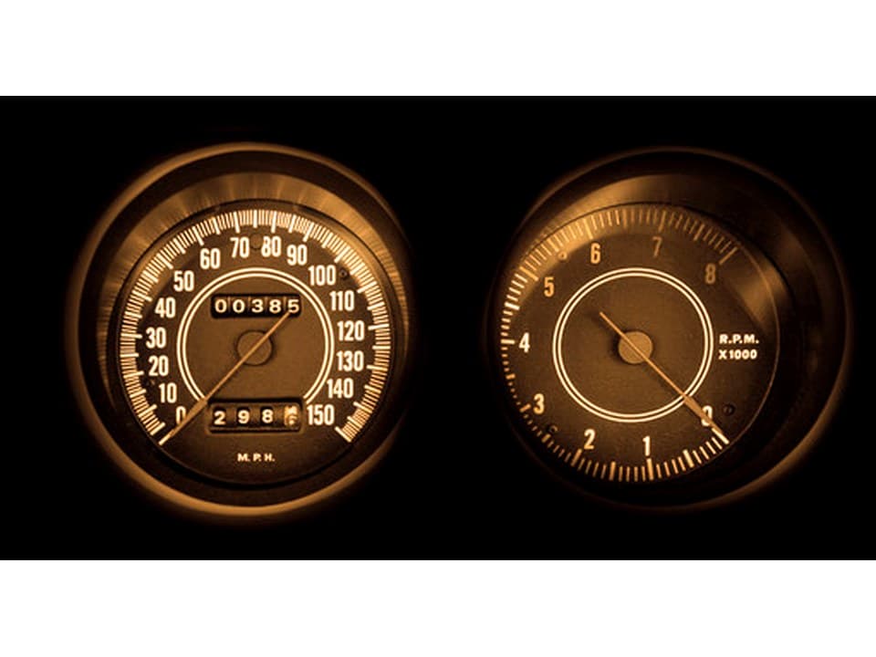 MP-644-BAR-UB-AMB 1964-74 Barracuda Ultra Bright Amber LED Gauge Light Kit