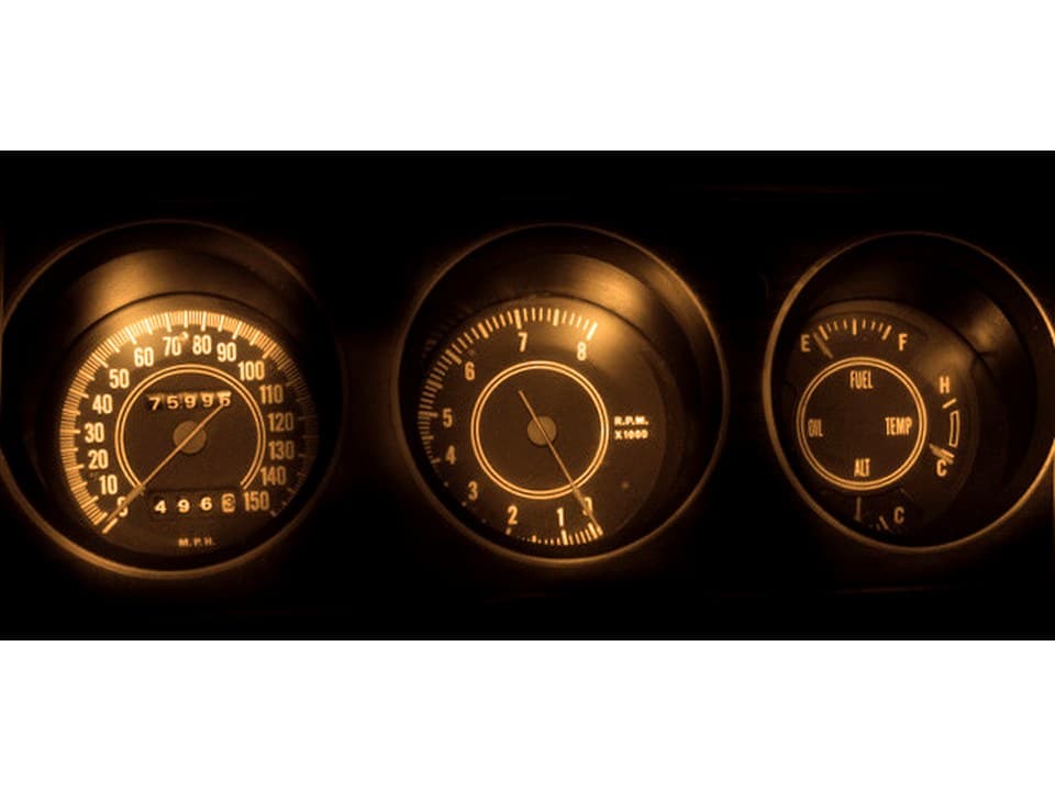 MP-71-CH-RAL-UB-AMB 1971 Rally Challenger Amber LED Gauge Light Kit